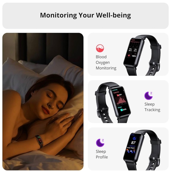🌸NEW AKAGEAR Fitness & Activity Tracker with Sleep and Blood Oxygen Monitoring - Picture 5 of 8